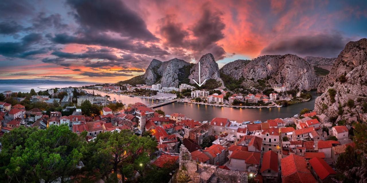 Apartamento Penthouse Maremonte Omiš Exterior foto